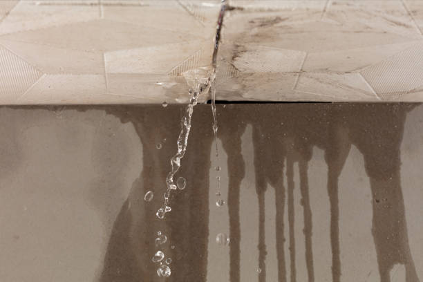 Professional Burst Pipe Cleanup technician working in Port Monmouth, NJ